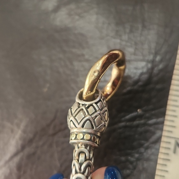 John Hardy 'Naga' 18K Gold Sterling Silver Dragon 7.5" Bracelet R $2200 - Picture 8 of 10